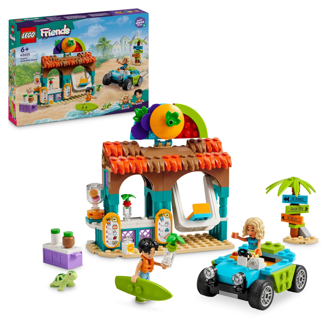 LEGO Friends Beach Smoothie Stand, Kids’ Pretend Play Food Set, Gift Idea for Girls and Boys Aged 6