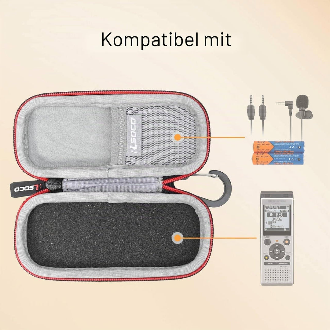 RLSOCO Tasche für OM System LS-P5/LS-P4 Hi-Res Audiorekorder & für Olympus OM System WS-883/WS-882/V