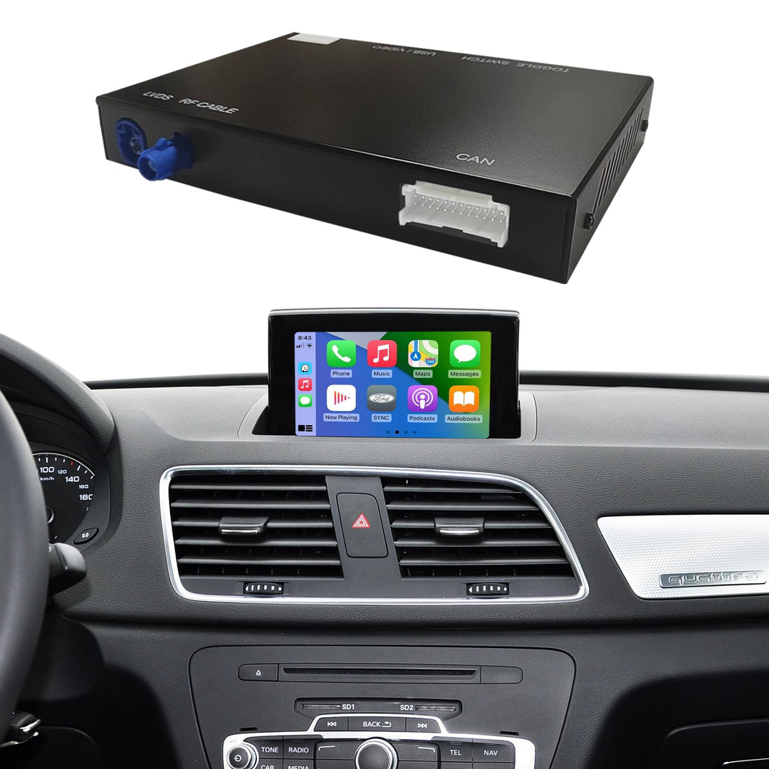 Road Top CarPlay Wireless Modul für Audi Q3 2014-2018 Jahr mit MMI 3G | HN+ Auto Software Version, C