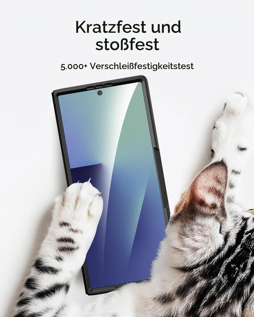 Miimall Kompatibel mit Samsung Galaxy Z Fold 7 Hülle mit S-Pen &amp; Stifthalter, [HD Displayschutz] Ult