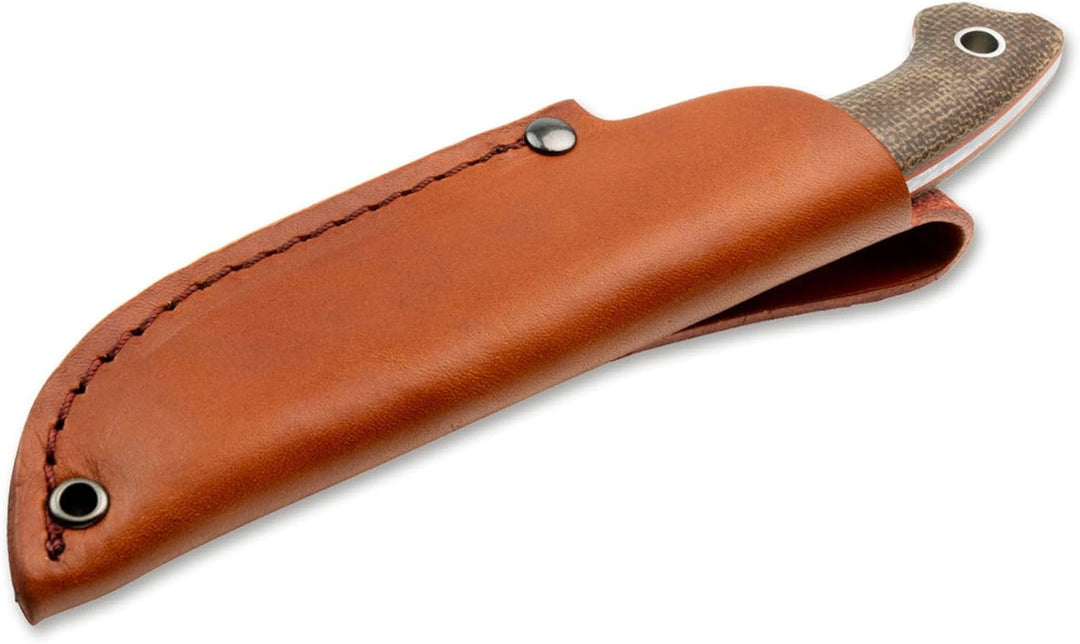 Böker Plus Nessmi Pro Feststehendes Messer aus D2-Stahl und Verbundwerkstoff in der Farbe Braun - 16