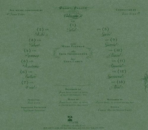 AZAZEL: BOOK OF ANGELS VOL. 2, Audio-CD