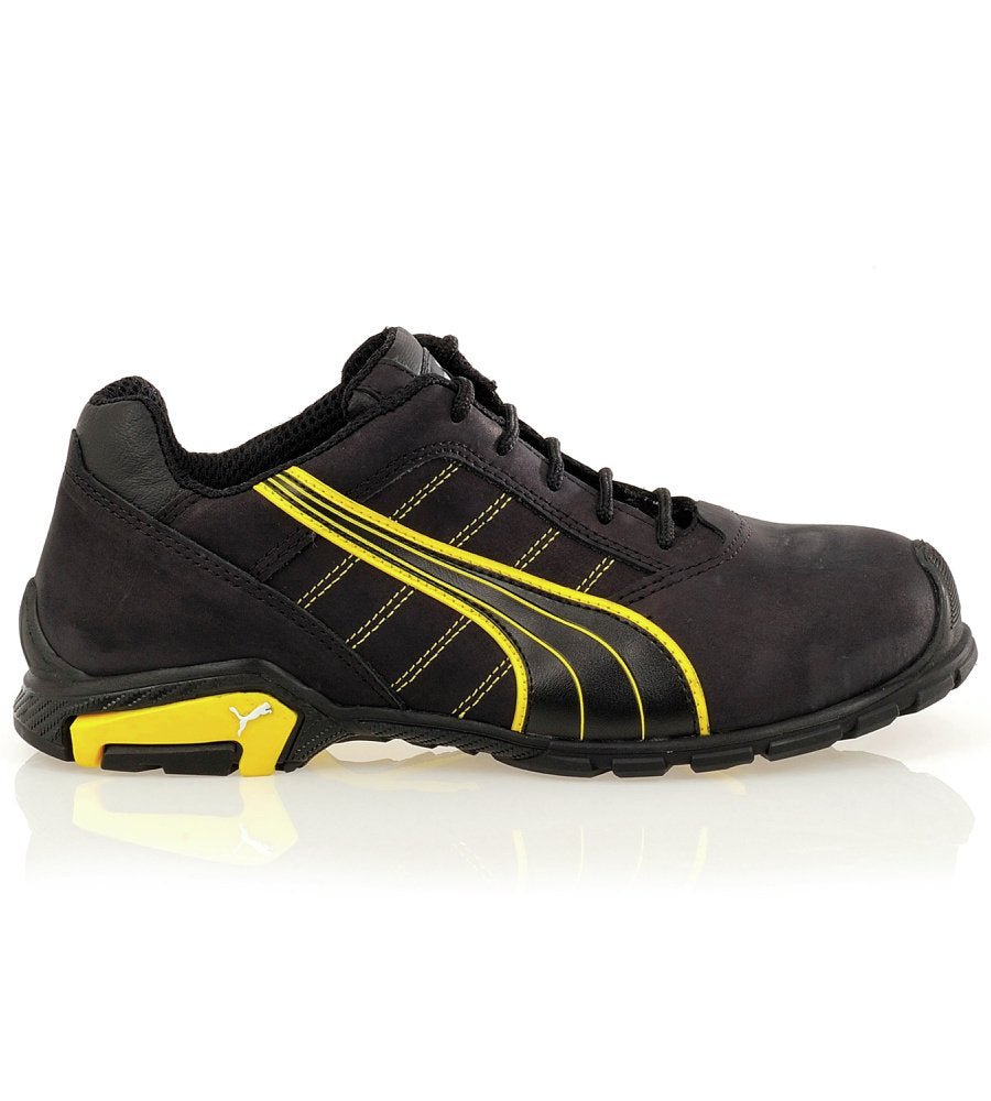 Puma Safety Sicherheitsschuhe Metro Protect Amsterdam Low Sicherheitshalbschuhe Gr. 45, schwarz 45 E