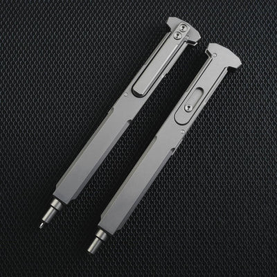 TACTICAL GEEK TActuator12 Tactical Pen - Taktischer Gel Kugelschreiber, Selbstverteidigung, Glasbrec