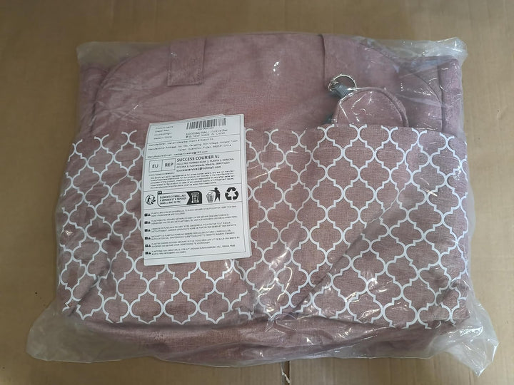 Baby-Wickeltasche Schultergurt und Tragbar Wasserdicht und Grosse Kapazität für Mütte (Rosa), Rosa