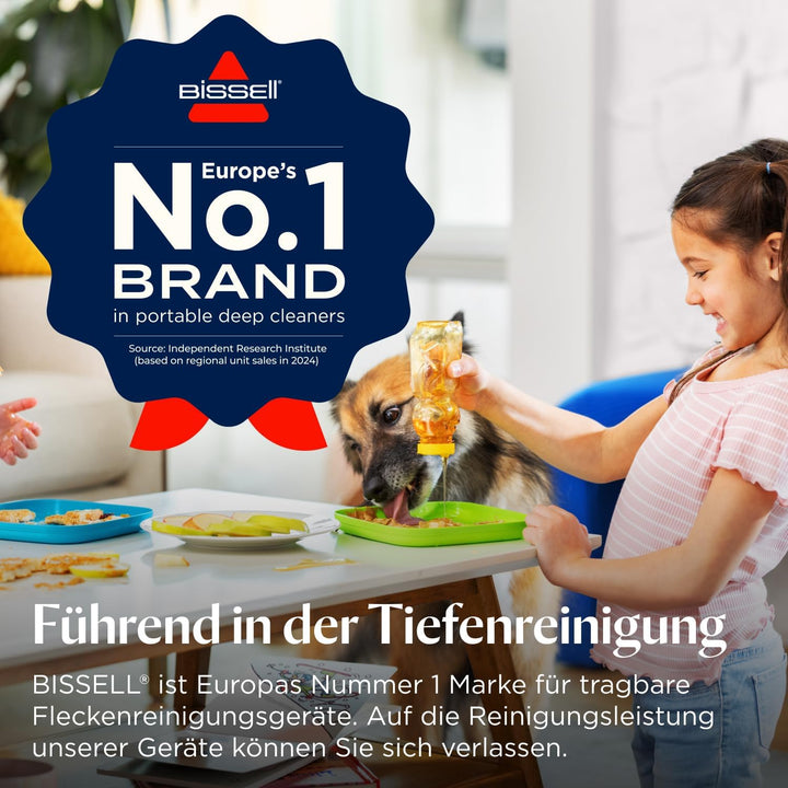 BISSELL SpotClean Mini Kabelloser Polsterreiniger Gerät, Tragbarer Teppichreiniger, Ideal für schnel