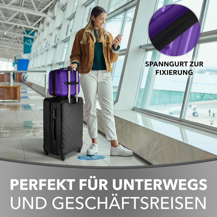Xonic® Design Kosmetikkoffer aus ABS Hartschale – Robustes Beautycase als Handgepäck - Kosmetiktasch