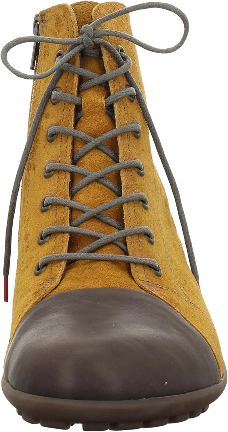 THINK! Herren Kong Leder Gefütterte Nachhaltige Stiefelette 40 EU 6000 Narzisse Kombi, 40 EU 6000 Na