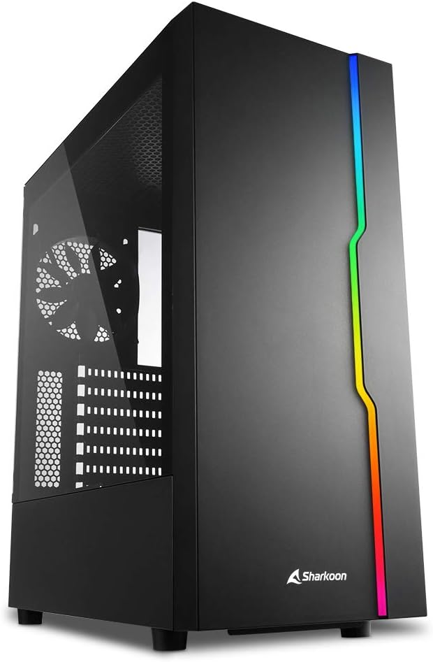 Sharkoon RGB Slider, PC Gehäuse schwarz, schwarz