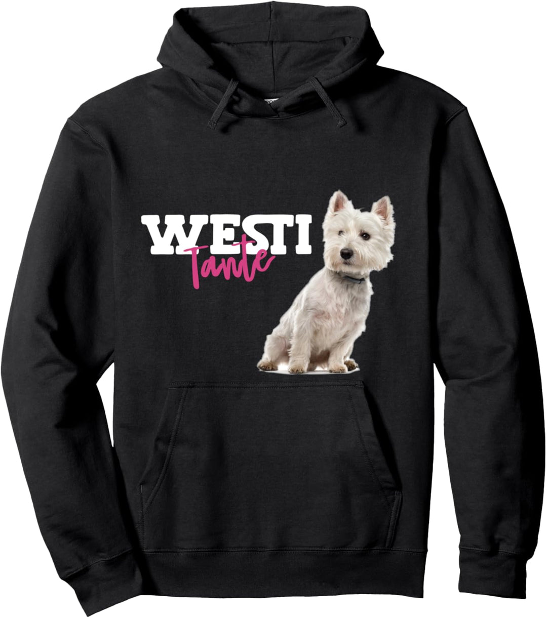 Westi Tante West Highland White Terrier Pullover Hoodie