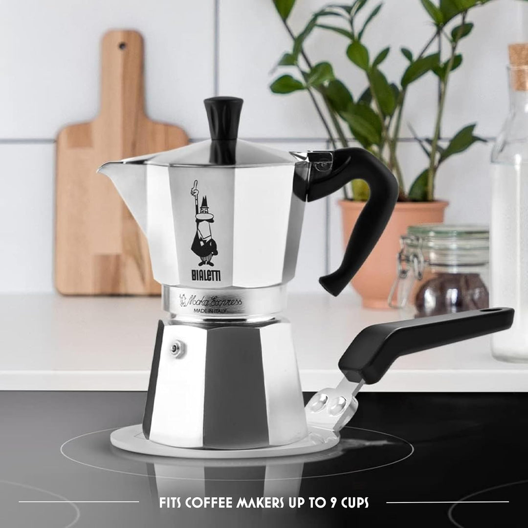 Bialetti Moka Induktionskochteller Adapter für die Verwendung von Kaffeekannen und Kochgeschirr auf