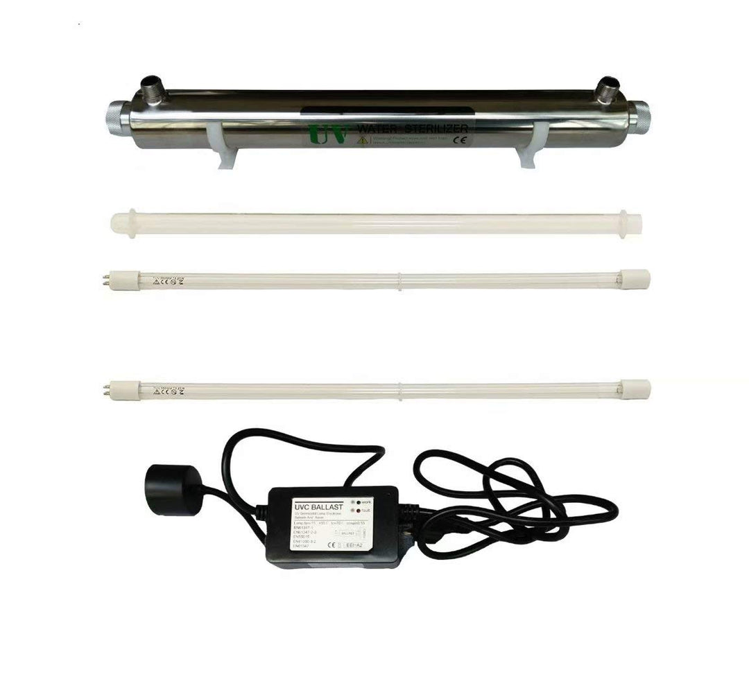 Realgoal 25W UV Wasserreiniger 6 GPM UV Wasserfilter, zusatzliche 1 Lampe hinzufugen 25w Einheit Zus