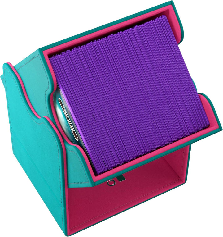 Gamegenic, Squire 100+ XL - EXCLUSIVE LINE Teal/Pink, bis zu 100 doppelt gesleevte Karten, Farbe: TÜ