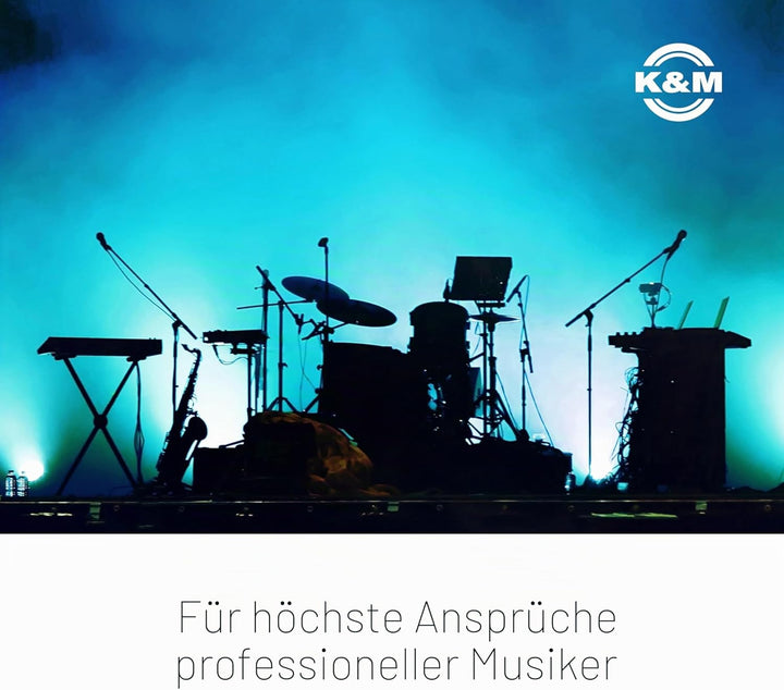K&amp;M 16075 Kopfhörer-Tischstativ Over Ear Basaltgrau -aus Stahl – mit Gummiauflage und schlanker Silh