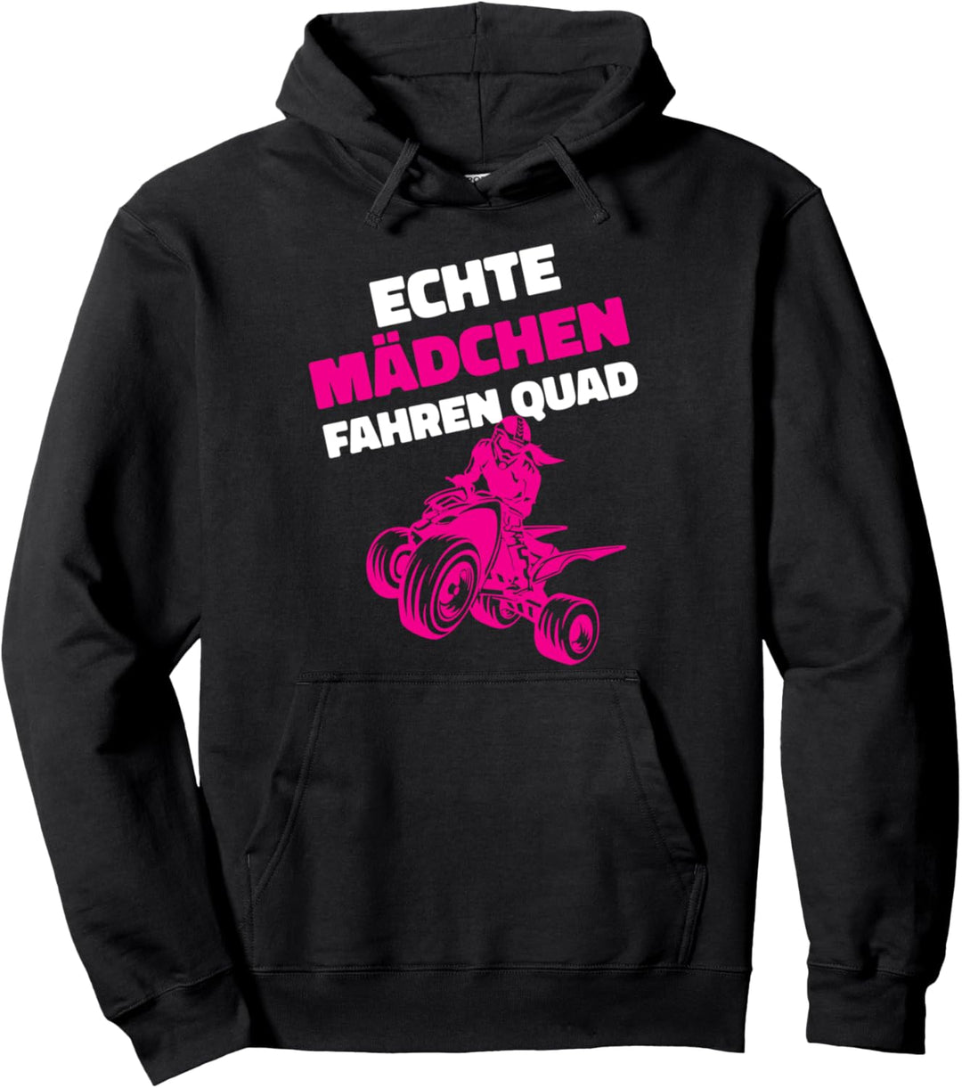 Quad Fahrerin Mädchen Frauen lustiges Quad Fahrer Geschenk Pullover Hoodie