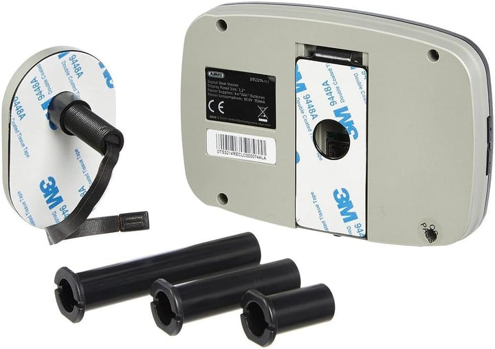 ABUS 38825 Digitaler Türspion DTS3214rec, Schwarz, Schwarz