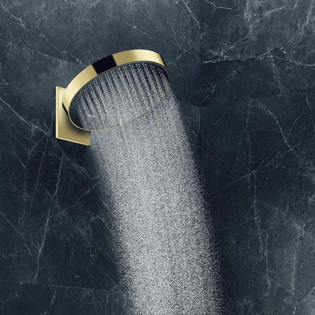 hansgrohe Duschkopf Regendusche Rainfinity (250mm, rund, 1 Strahlart) Polished Gold Optik