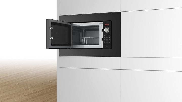 Bosch Elettrodomestici BEL623MB3 Serie 2 Einbaumikrowelle, 60 x 38 cm, schwarz