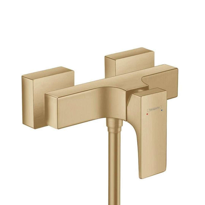 hansgrohe Duscharmatur Metropol , Aufputz Einhebel-Brausemischer, Brushed Bronze Brushed Bronze Hebe