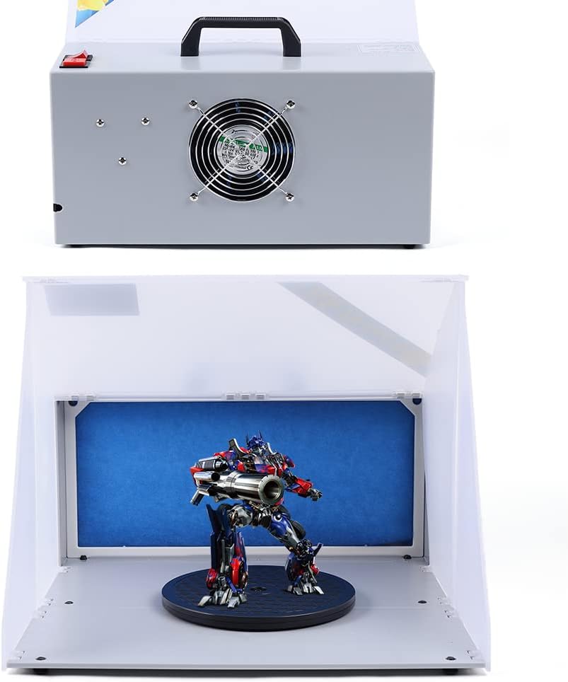 Profi Airbrush Zubehör Absauganlage 3m³ / min Absauganlage Airbrush Filter Spray Booth Farbnebel Abs