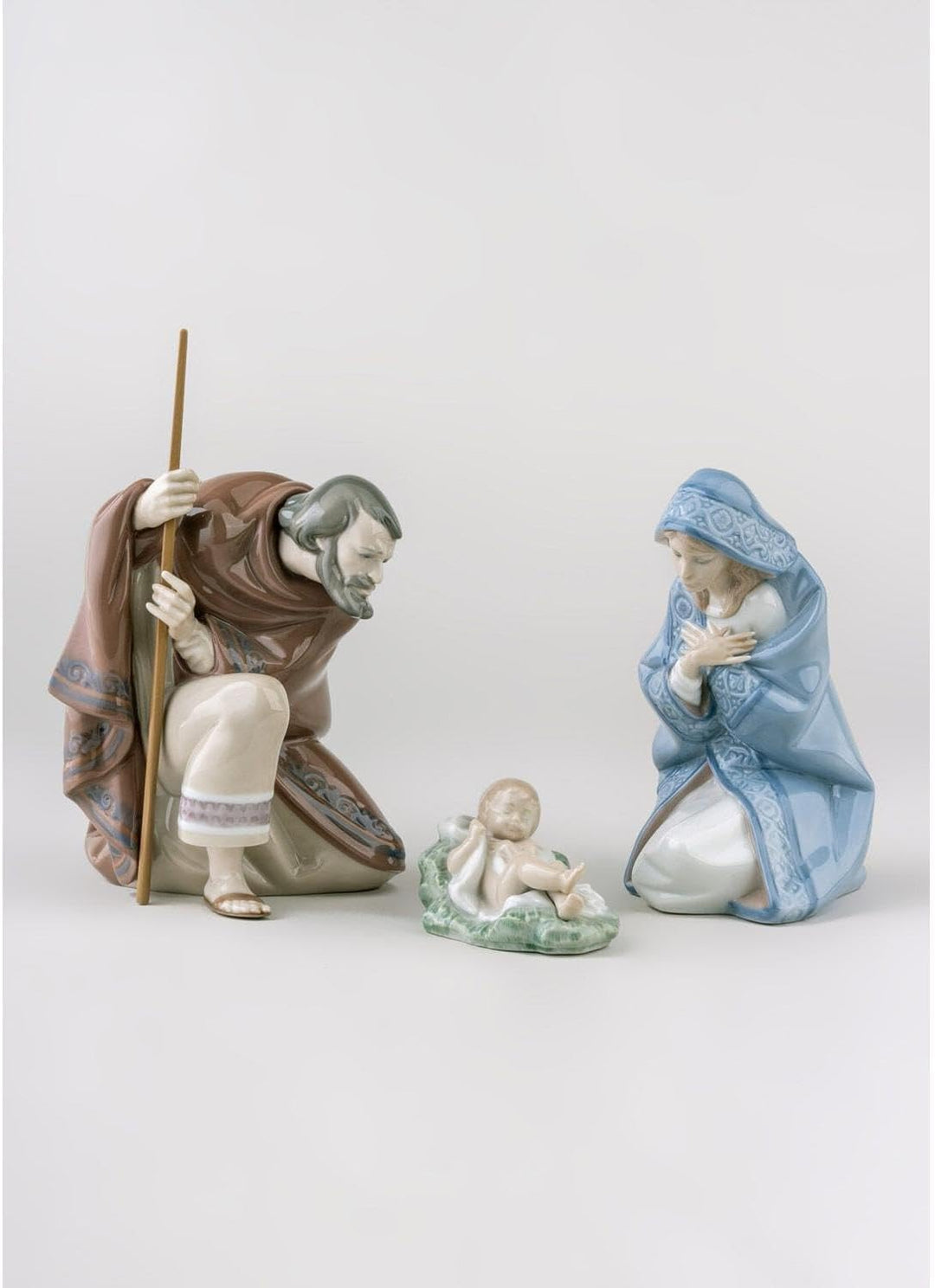 LLADRÓ Krippenfigur Jungfrau Maria. Ii. Jungfrau Maria. Porzellan.