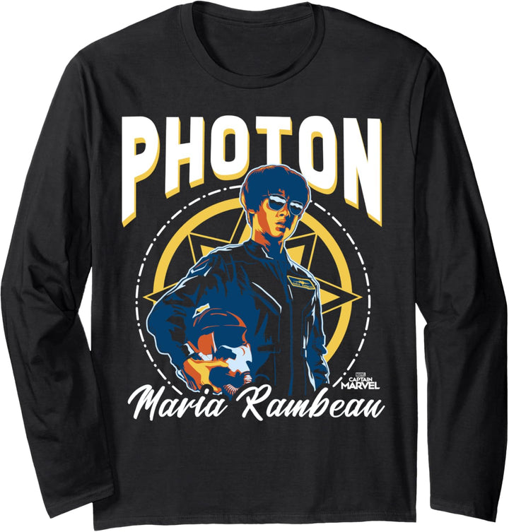 Captain Marvel Photon Maria Rambeau Langarmshirt