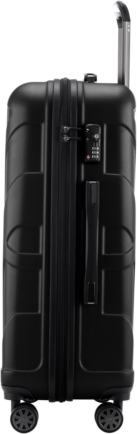 suitline Hartschalen-Koffer Koffer Trolley Rollkoffer Reisekoffer, TSA, 66 cm, ca. 58 Liter, 100% AB