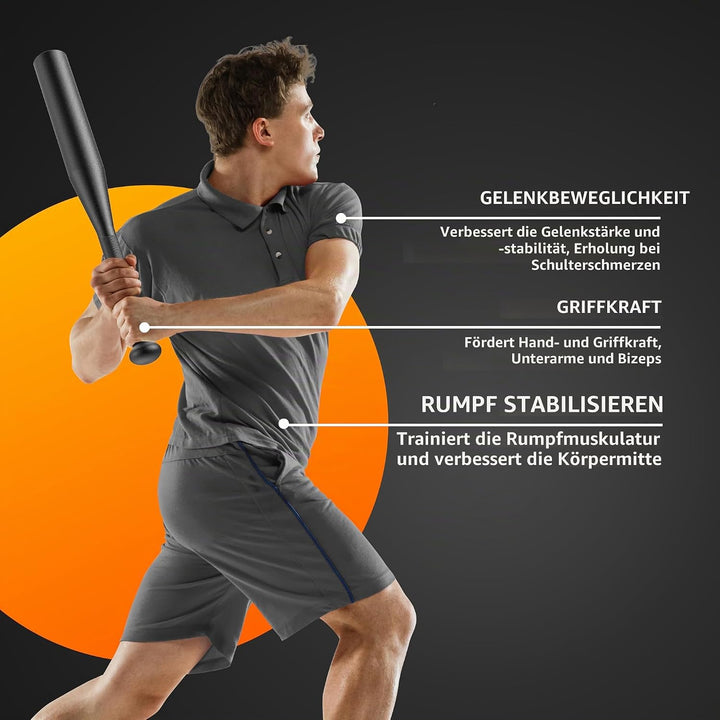PROIRON Indian Club-Bell | Schwung-Keule für effektives Ganzkörper-Workout | In 5 verschiedenen Gewi