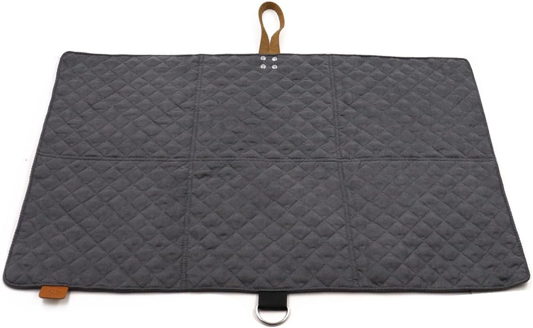 Paws&amp;Co Hundedecke für unterwegs faltbar tragbar perfekt für Camping Picknick Outdoor 75x50cm (M, Gr