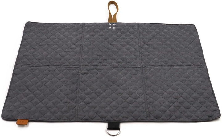 Paws&amp;Co Hundedecke für unterwegs faltbar tragbar perfekt für Camping Picknick Outdoor 75x50cm (M, Gr