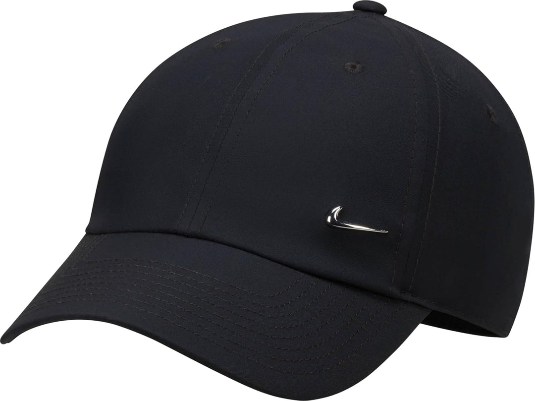 Nike Herren Baseballkappe Df Club S-M Black/Metallic Silver, S-M Black/Metallic Silver