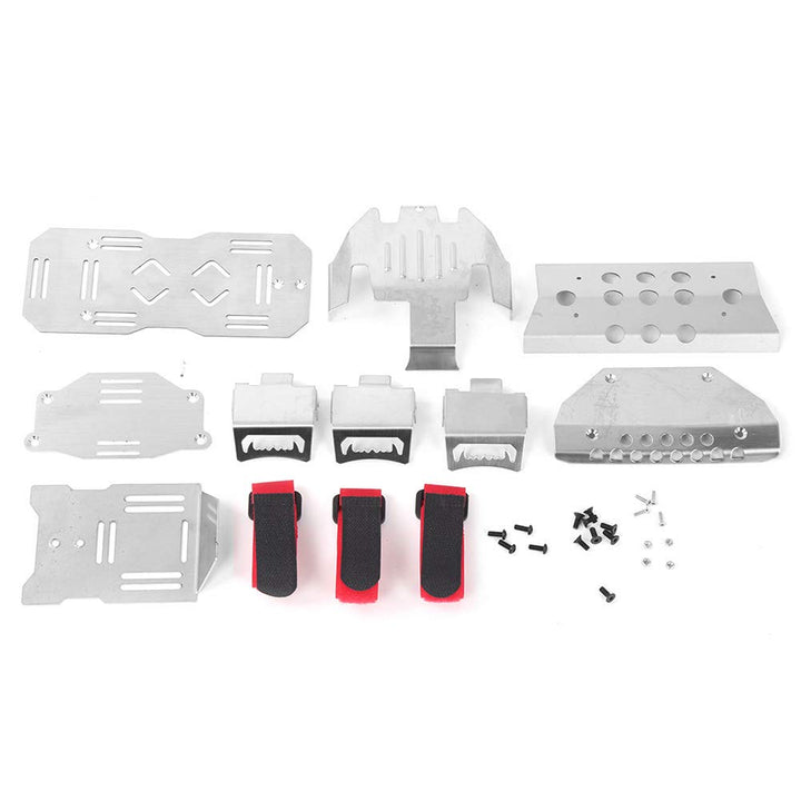 Rc-Chassis-Schutz, Edelstahl-Chassis-Schutzplatte Für Traxxas TRX-6 G63 6X6 1/10 Rc-Automodell Traxx
