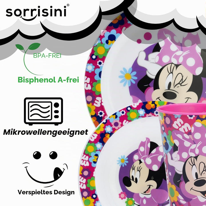 Kindergeschirr set, Wiederverwendbares geschirr Set, Kinder Essgeschirr, Microwaveable plastik Kinde