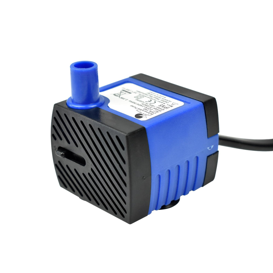 CHANCS AC 220V Wasserpumpe 2.5W 160L/H 42GPH hoher Aufzug 1.48ft kleine Tauchpumpe für Befeuchter, 2
