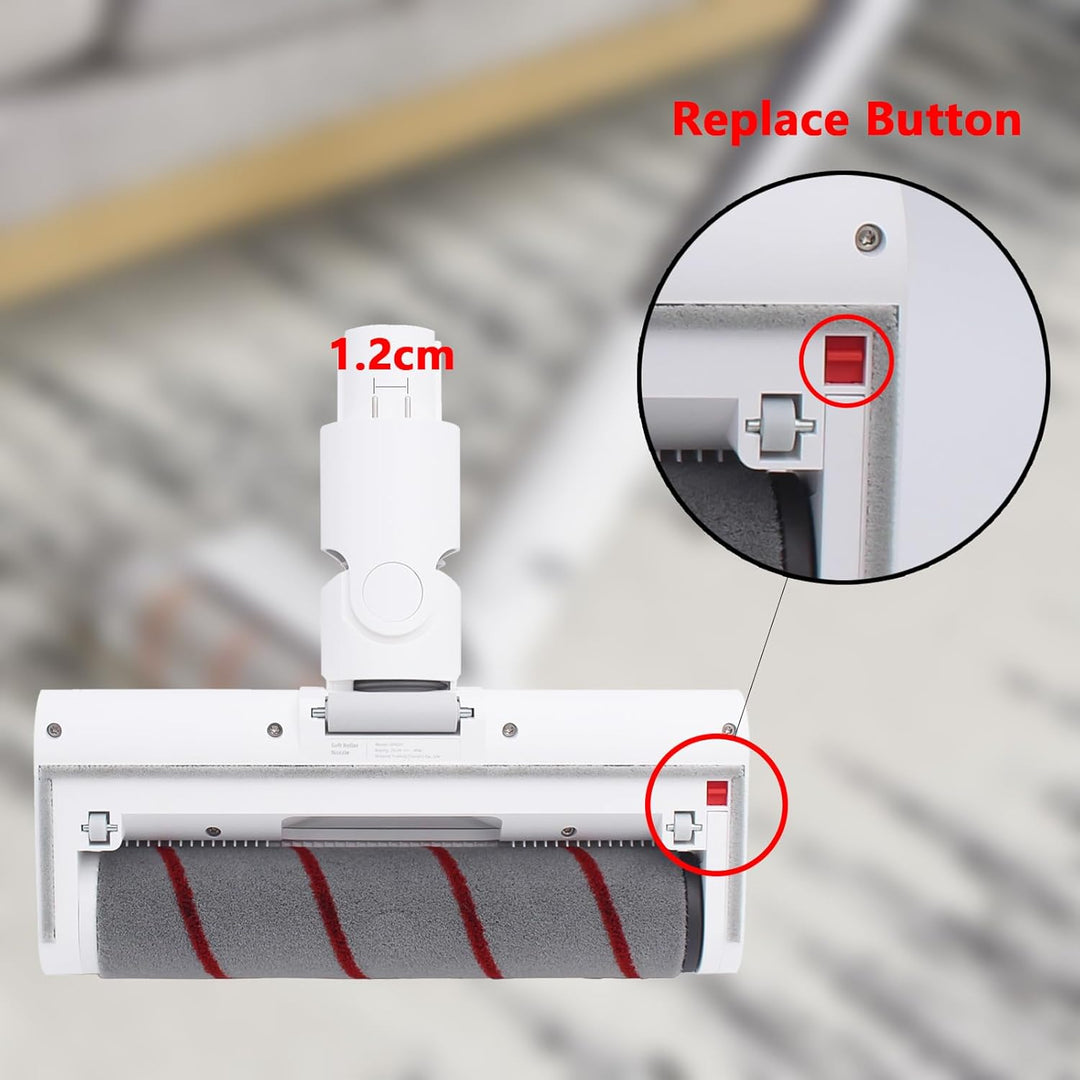 Weiche Bürstenrolle Kompatibel mit Dreame V9 V9B, V9P, V10, T10, XR Staubsauger Bodenbürsten Zubehör