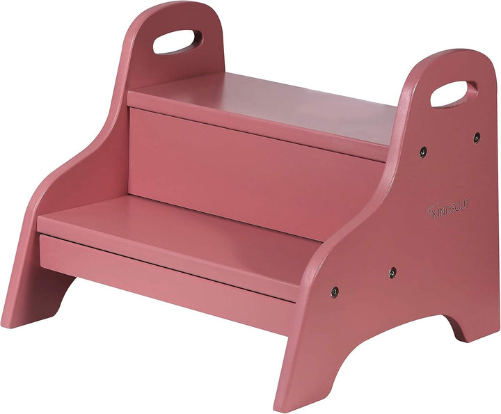 Kindsgut Holztritt, Tritt-Hocker mit 2 Stufen ideal für Kinder, dezente Farben und hochwertige Quali