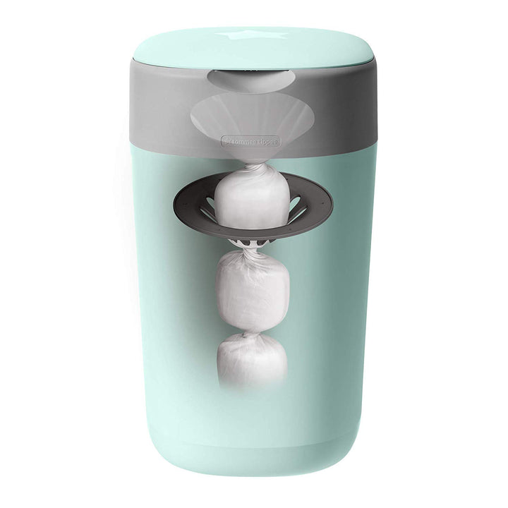 Tommee Tippee Windeleimer Twist & Click Sangenic Tec, Geruchsdichtes Windelentsorgungssystem, Inklus