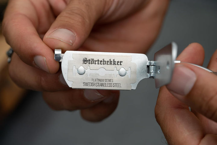 Störtebekker® Konturen Set - Hochwertiges Rasierset für eine perfekte Rasur - inklusive Rasiermesser