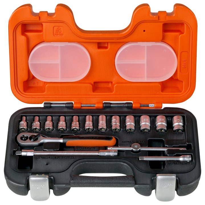 BAHCO BELZER GMBH BAHCO S 160 Steckschl¿sselsatz CV. 16tlg.6KT 0,6 cm (0,25 Zoll) BAHCO m.Dynamik-Dr