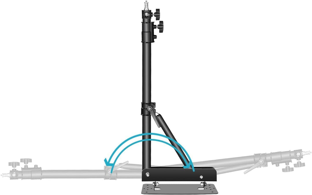 NEEWER Wandmontage Boom Arm mit Dreieck Basis für Fotografie Studio Video Stroboskop Licht Monolight