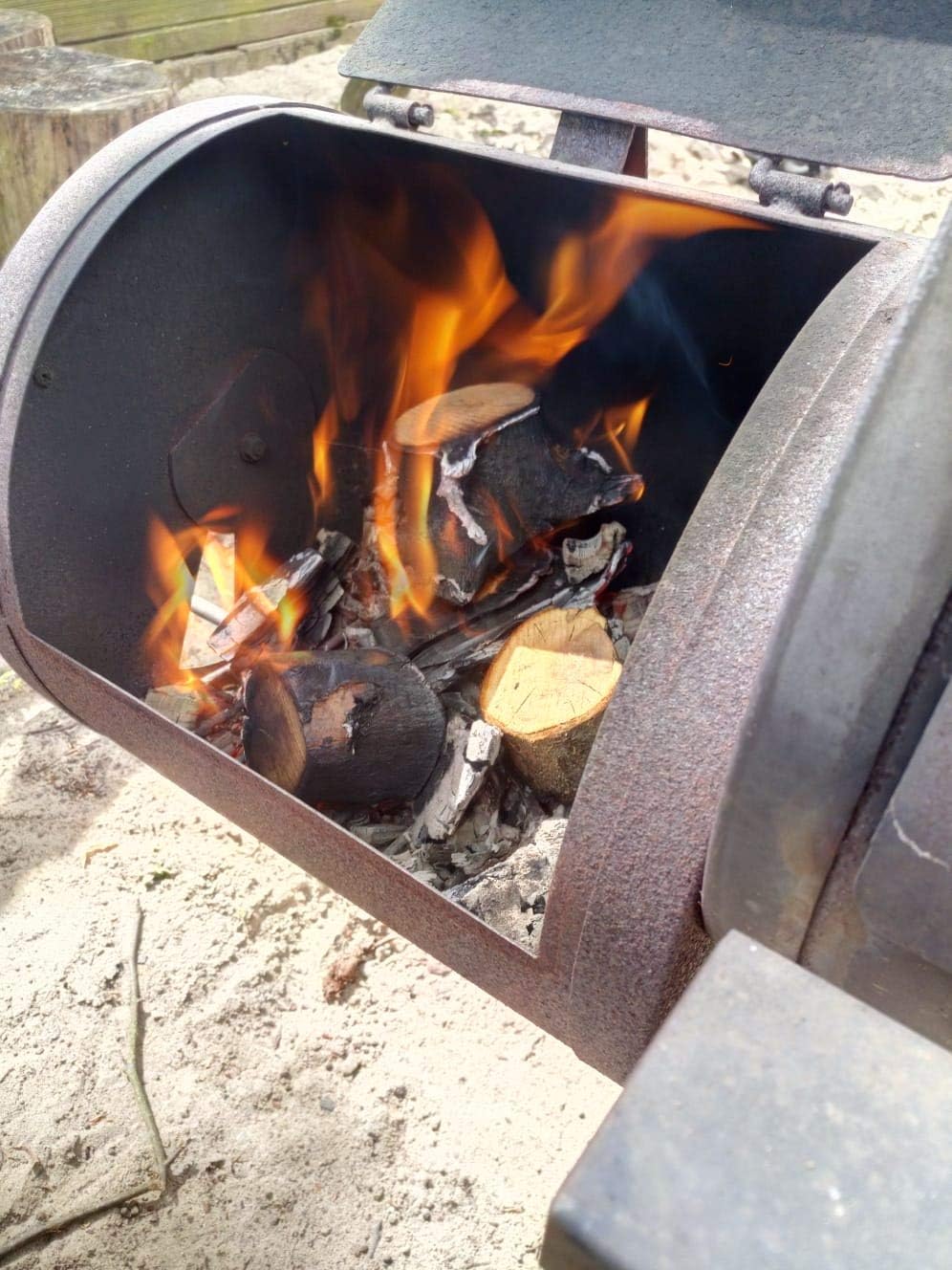 Landree® Apfel Grillholz Wood Chunks 3,5KG - Apfelholz mit AromaRinde 3,5 kg, 3,5 kg
