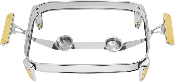 2.32L Chafing Dish Speisewärmer Dishes Wärmebehälter für Haushalt | 40 * 20 * 12cm | EIN Fach/Zwei F