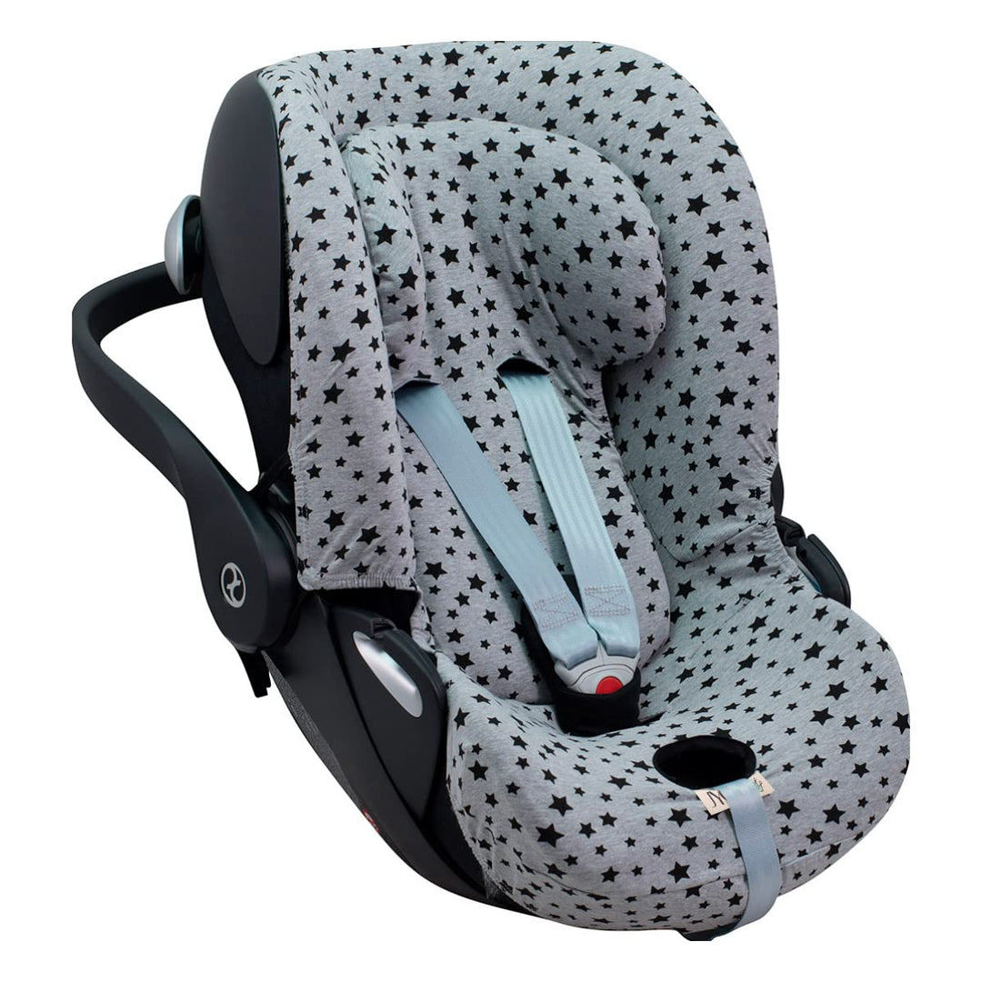 JYOKO KIDS Bezug für Autositz kompatibel mit Cybex Aton Cloud- Q-M-2-4-5, aus Baumwolle (Cloud Q-M,