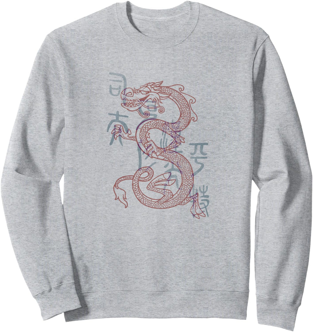 Disney Mulan Mushu Dragon Sketch Sweatshirt