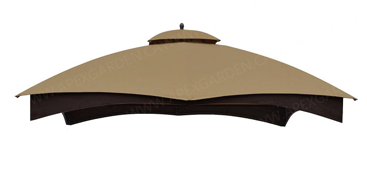 APEX GARDEN Ersatz-Baldachin für Lowe's Allen Roth 10X12 Pavillon #GF-12S004B-1 beige, beige