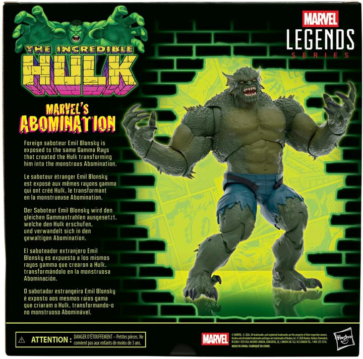 Marvel Legends Series Marvel's Abomination, Hulk Comics Action-Figur zum Sammeln (15 cm)