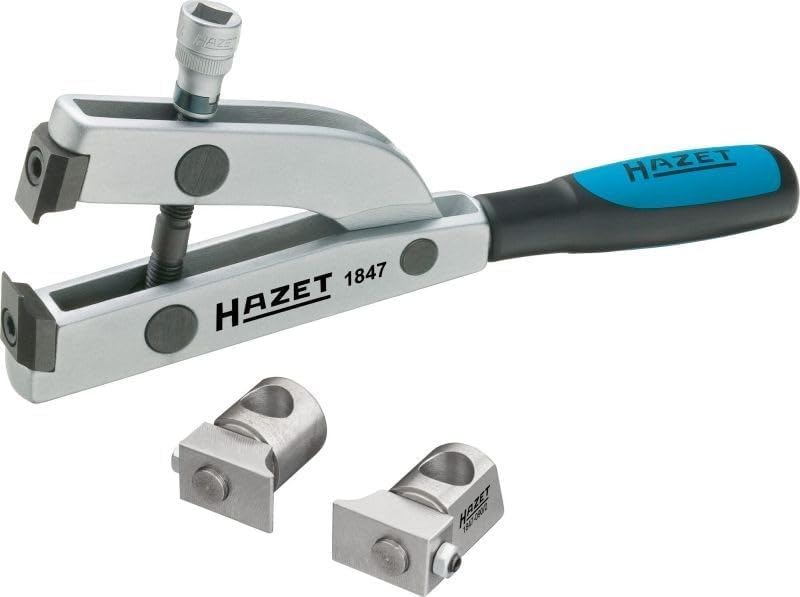 HAZET Flachrundzange 1841MB-33 | Gebogene Ausführung (45°) | Induktiv gehärtete Schneiden (Härte: 60