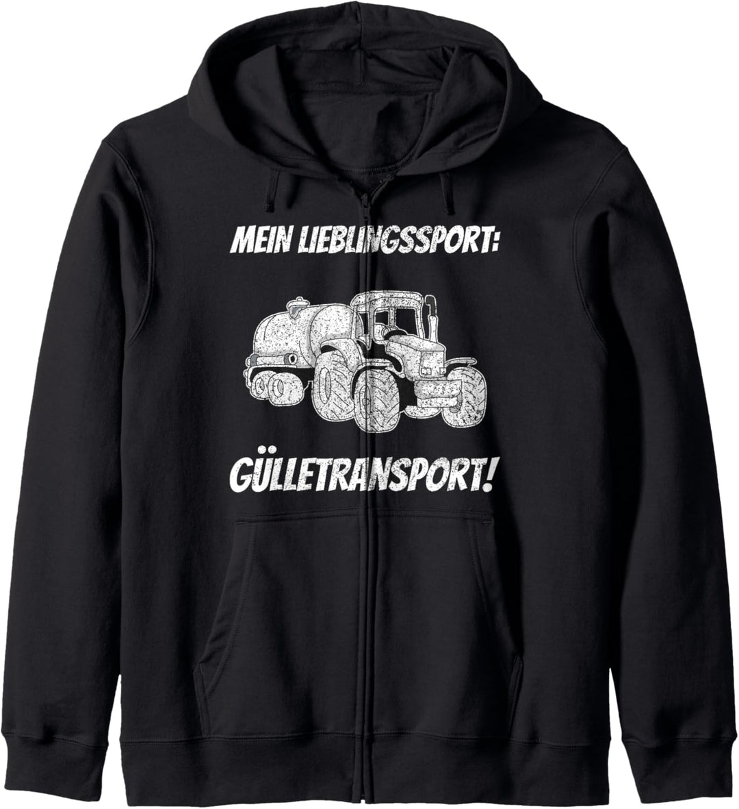 Mein Lieblingssport: Gülletransport Bauer Landwirt Kapuzenjacke