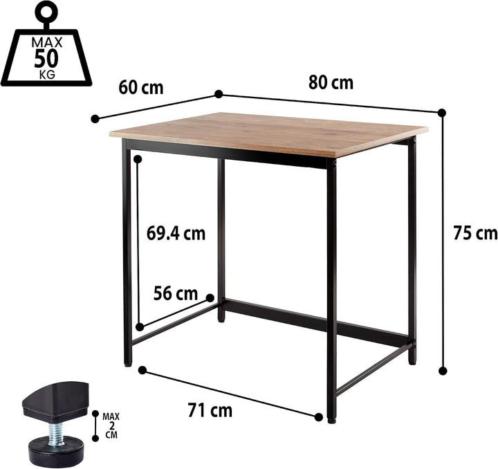 Iris Ohyama, Schreibtischcontainer, Mobiler Schrank, mit Rollen, 2 Schubladen und 1 Regal, Dokumente