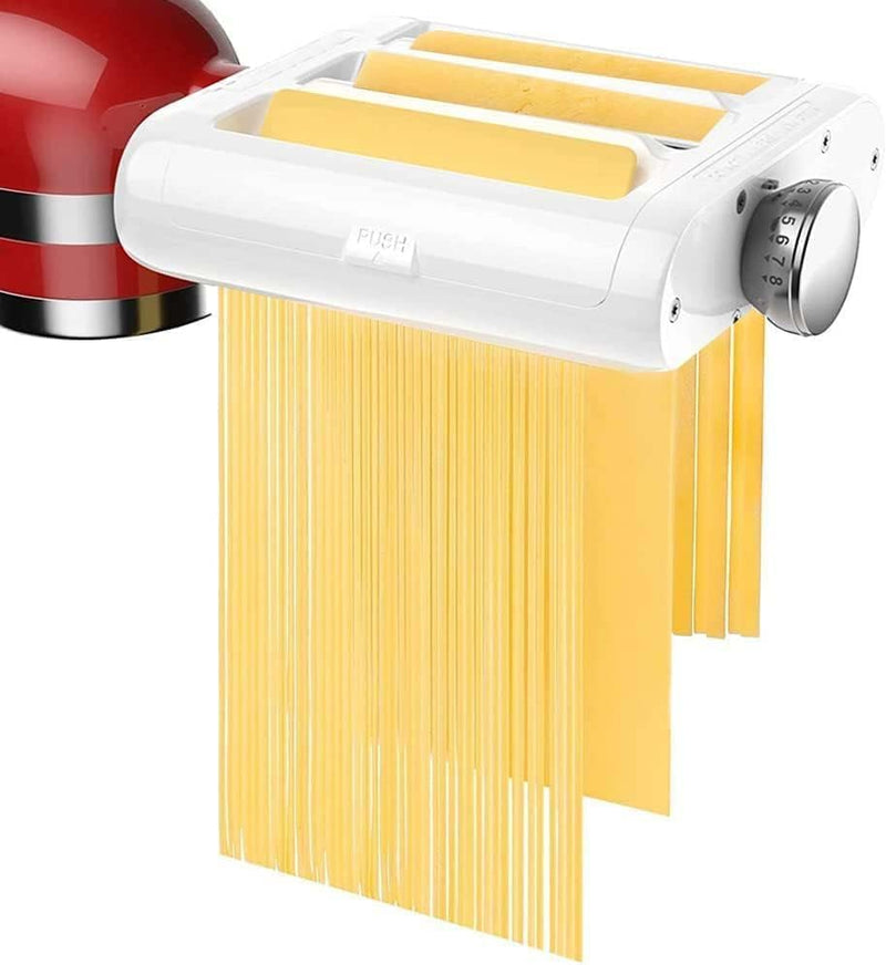 Nudelvorsatz für KitchenAid Standmixer Nudelmaschine Zubehör 3 In 1 Set Nudelaufsatz Spaghettischnei